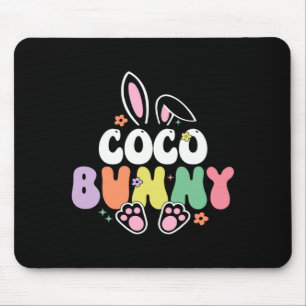 Coco Bunny Women Easter Day Rabbit Grandma Family Mouse Pad