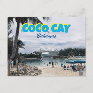 Coco Cay Bahamas Cruise Ship Travel  Postcard