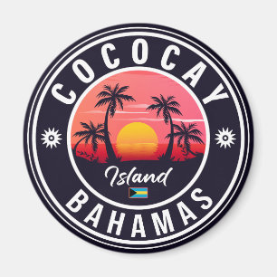 Coco Cay Island Bahamas Vintage Souvenirs 80s Magnet
