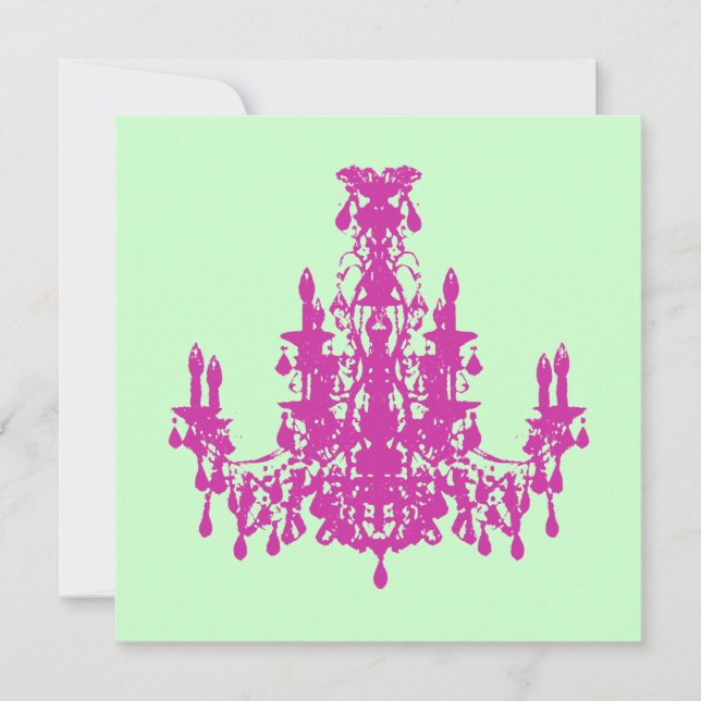 Coco Chandelier ~ Invitation (Front)