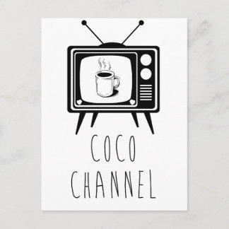 Coco Channel cute, stylish Postcard