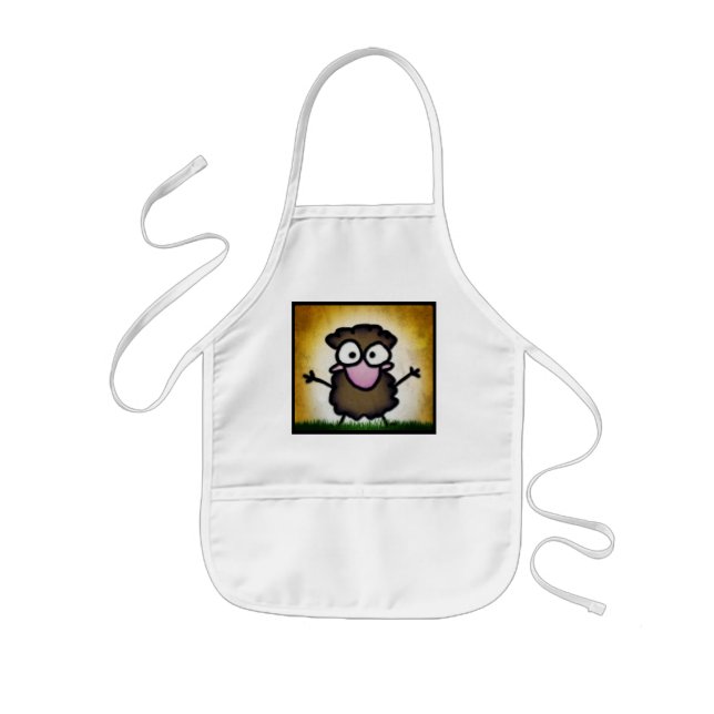 Coco in the Grass Kids Apron (Front)