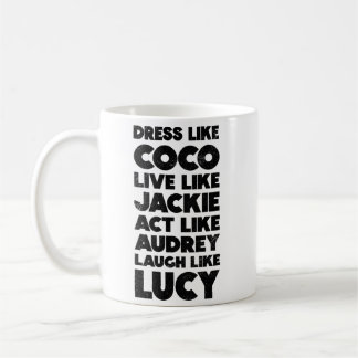 Coco Jackie Audrey Lucky Coffee Mug