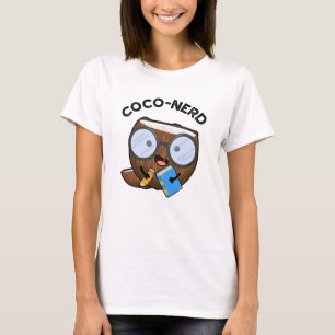 Coco-nerd Funny Fruit Coconut Pun  T-Shirt