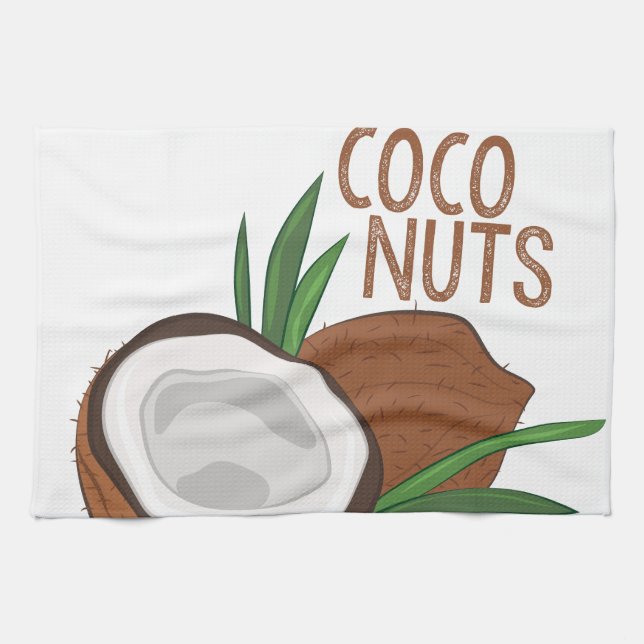 Coco Nuts Tea Towel (Horizontal)