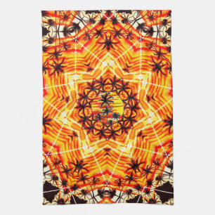Coco Palm Star Tea Towel