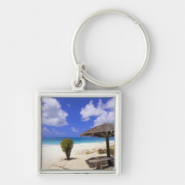 Coco Point Beach, Barbuda, Antigua Key Ring (Front)