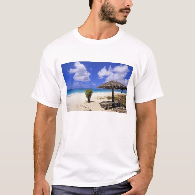 Coco Point Beach, Barbuda, Antigua T-Shirt (Front)