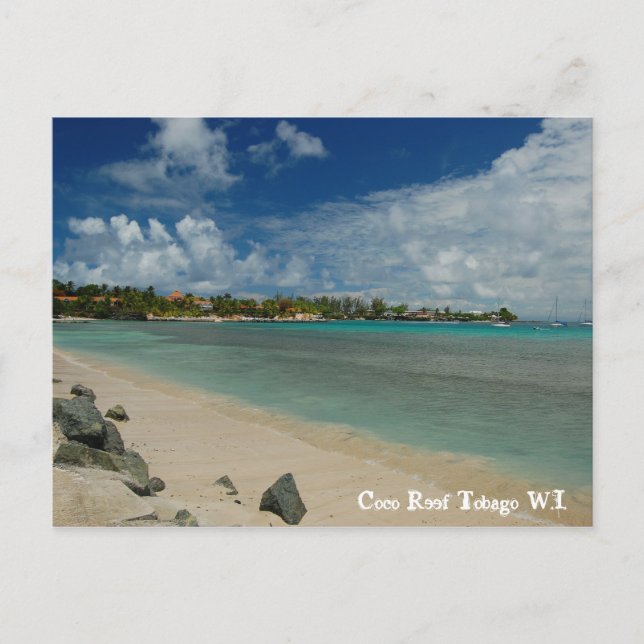 Coco Reef Tobago W.I. Postcard (Front)