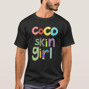 Coco Skin Girl African American Mixed Race Black Q T-Shirt