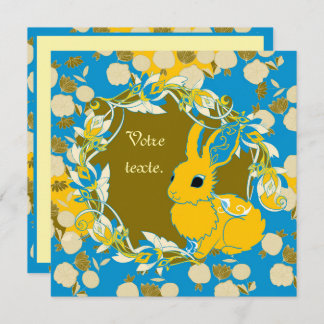 Coco the rabbit card