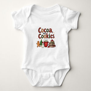Cocoa and Cookies Christmas Lovers Baby Bodysuit