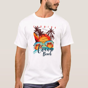 Cocoa Beach Fl. Summer Vacation Trip - Florida Bea T-Shirt