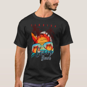 Cocoa Beach Fl Summer Vacation Trip Florida Beach T-Shirt