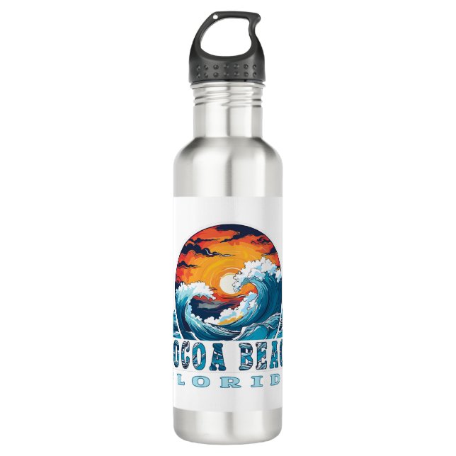 Cocoa Beach Florida 710 Ml Water Bottle (Front)