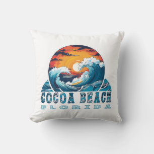 Cocoa Beach Florida Cushion