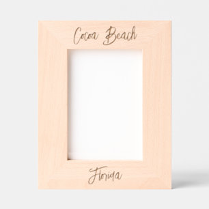Cocoa Beach, Florida Etched Frames
