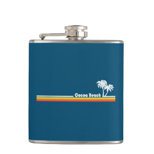 Cocoa Beach Florida Hip Flask