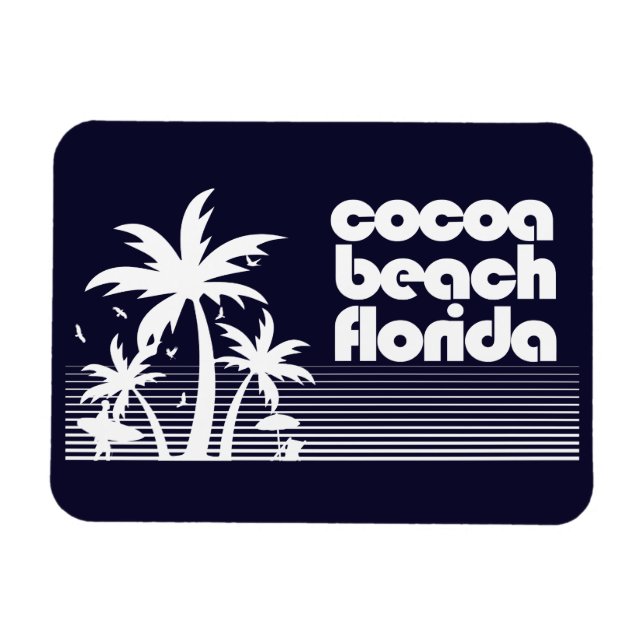 Cocoa Beach Florida Magnet (Horizontal)