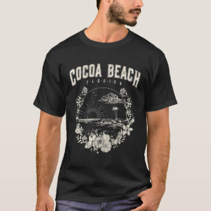 Cocoa Beach Florida Palm Trees Beach T-Shirt