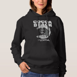 COCOA BEACH FLORIDA Surf Vintage Retro Surfing Hoodie