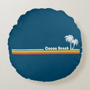 Cocoa Beach Florida Throw Pillow