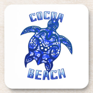 Cocoa Beach Florida Vacation Tribal Turtle Coaster
