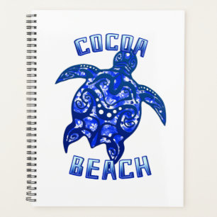 Cocoa Beach Florida Vacation Tribal Turtle Planner