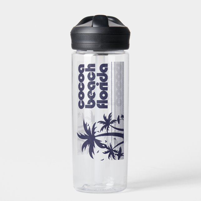 Cocoa Beach Florida Water Bottle (Front)