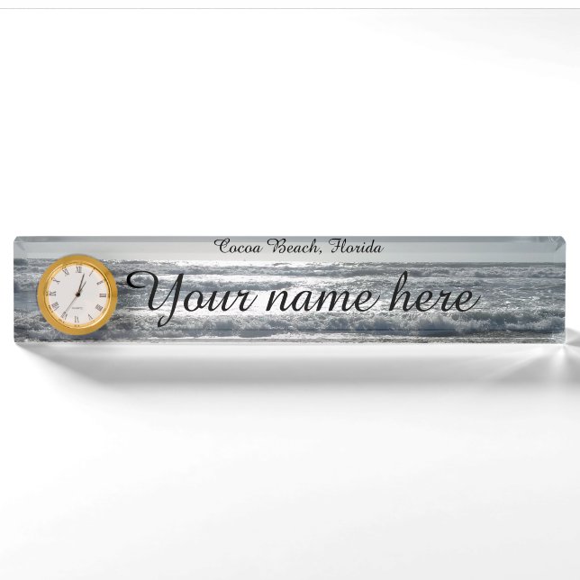 Cocoa Beach  Nameplate (Front)