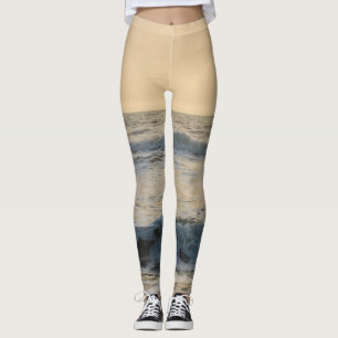 Cocoa Beach Paddleboarding Leggings