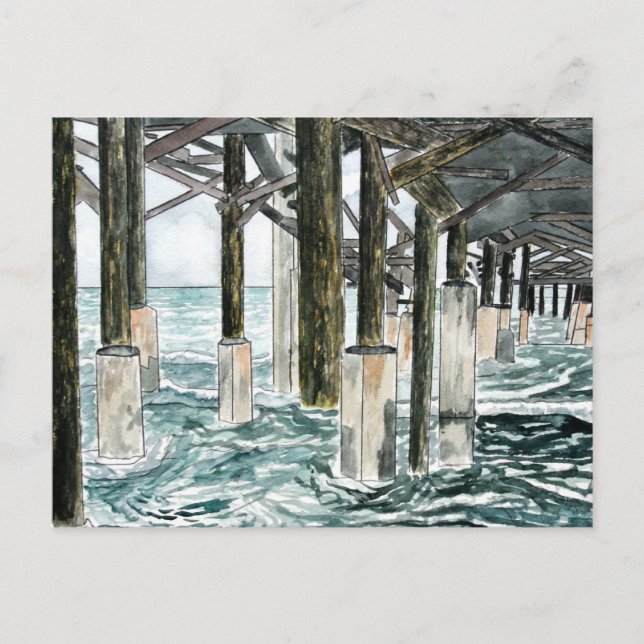 Cocoa Beach Pier Postcard (Front)