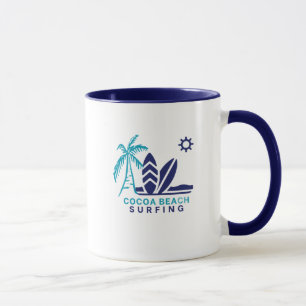 Cocoa Beach Surfing Coffee Mug