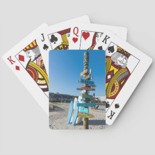 Cocoa Beach Tiki Totem Playing Cards