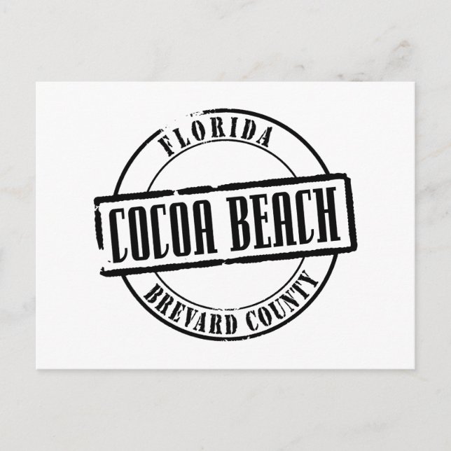 Cocoa Beach Title Postcard (Front)