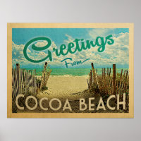 Cocoa Beach Vintage Travel