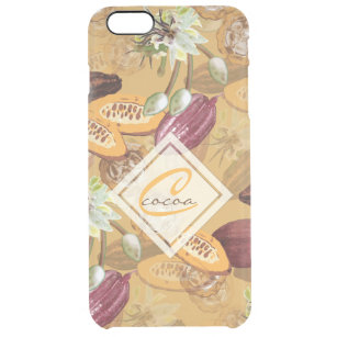 Cocoa Beans, Chocolate Flowers, Nature's Gifts Clear iPhone 6 Plus Case