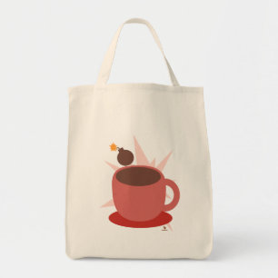 Cocoa Bomb Hot Chocolate Funny Toon Tote Bag