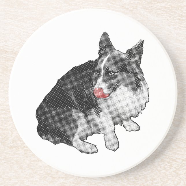 Cocoa Break, Scarlet Tip Coaster (Front)