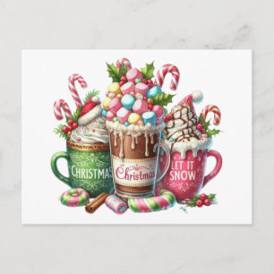 Cocoa Christmas Postcard