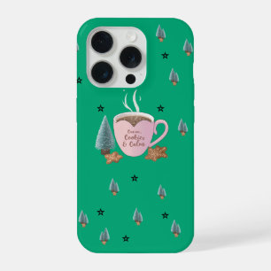 Cocoa, Cookies & Calm – Pastel Christmas CoT-Shirt iPhone 15 Pro Case