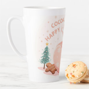 Cocoa, Cookies & Calm – Pastel Christmas CoT-Shirt Latte Mug