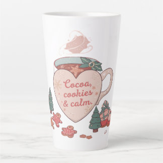 Cocoa, Cookies & Calm – Pastel Christmas CoT-Shirt Latte Mug