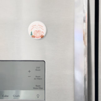 Cocoa, Cookies & Calm – Pastel Christmas CoT-Shirt Magnet