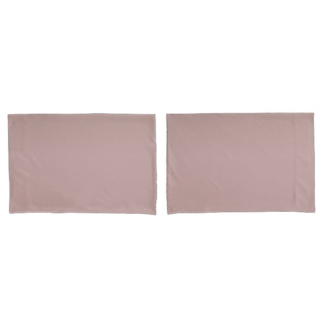 Cocoa Cream Brown Ombre Pillowcase (Front-Set)