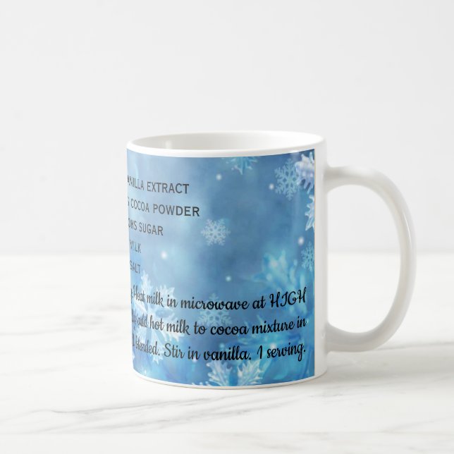 Cocoa Cup With Recipe for One serving (Right)