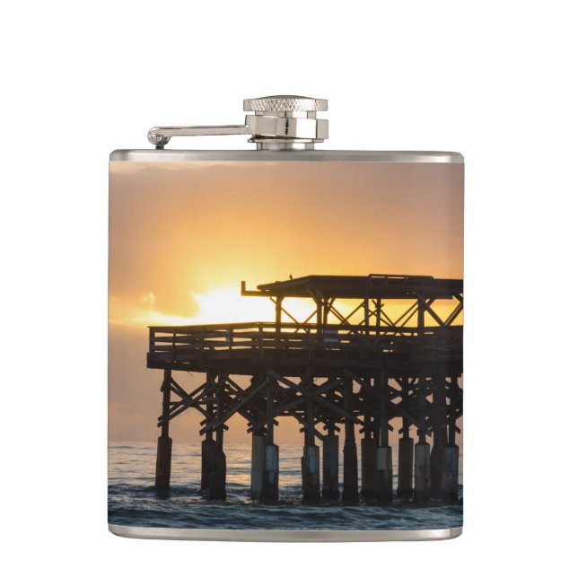 Cocoa First Sunrise Hip Flask (Front)