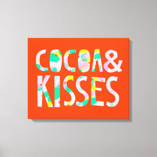 Cocoa & Kisses Canvas Print