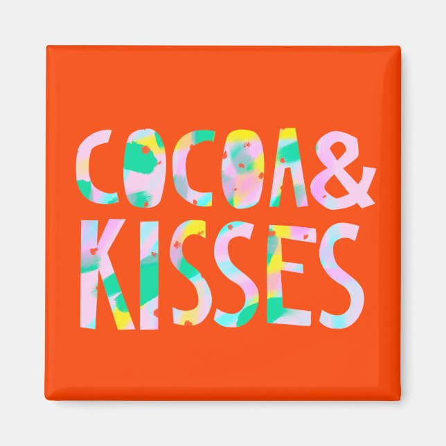 Cocoa & Kisses Magnet (Front)
