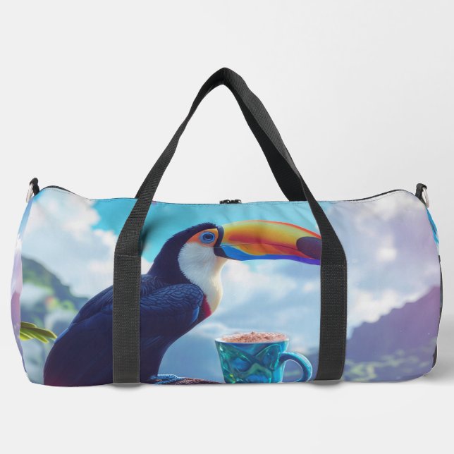 COCOA LOVE - TOUCAN DUFFLE BAG (Front)